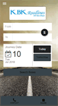 Mobile Screenshot of kbkroadlines.com